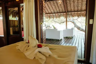 Uma cama ou camas num quarto em Refugios Parajuru - Pavilhão