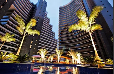 O edifício onde o apartamento está situado