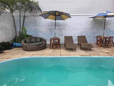 A piscina em ou perto de Pousada Capitolio 02 Canoa Quebrada