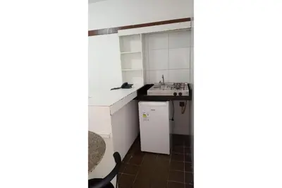 A cozinha ou kitchenette de 404 Flat mobiliado Praia de Iracema