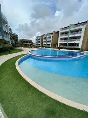 A piscina em ou perto de TerraMaris Apartamento Beira Mar Pé na areia