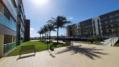 O edifício onde o apartamento está situado