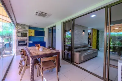 A cozinha ou kitchenette de Mandara Lanai Apartamento Terreo