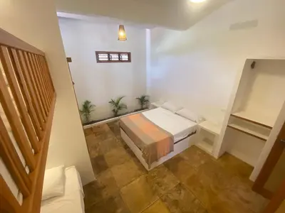 Uma cama ou camas num quarto em Navegantes Praia - Os Navegantes