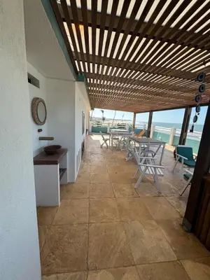 Uma varanda ou terraço em Navegantes Praia - Os Navegantes