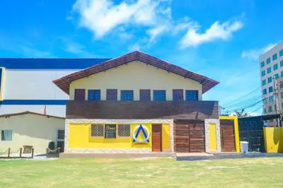 O edifício onde o apartamento está situado