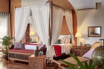 Uma área de estar em Zorah Beach Hotel