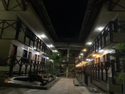 O edifício onde o apartamento está situado