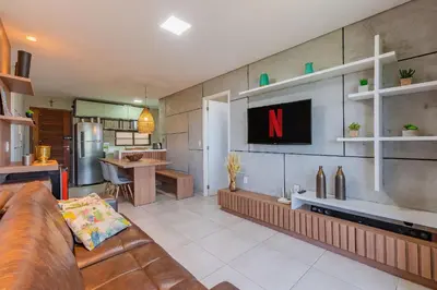 A cozinha ou kitchenette de Wai Wai Resort #307 - Apê luxuoso por Carpediem