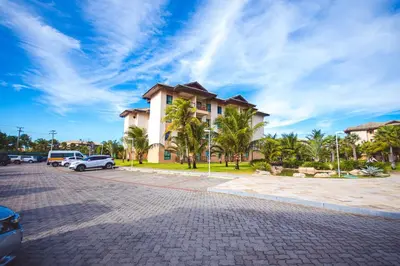 O edifício onde o apartamento está situado