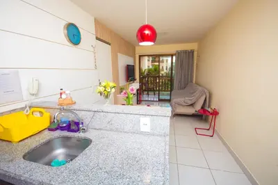 Uma área de estar em VG SUN Cumbuco AP304