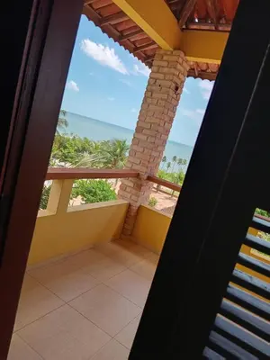 Uma varanda ou terraço em Village Lagoinha Ceará