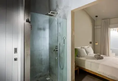 Uma cama ou camas num quarto em Casa Katu