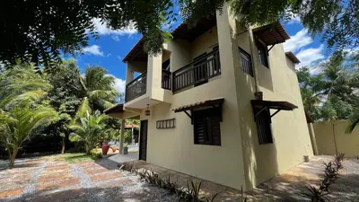 O edifício onde a casa de férias está situado