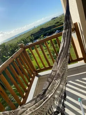 Uma varanda ou terraço em VG Sun Cumbuco Ap do Lu