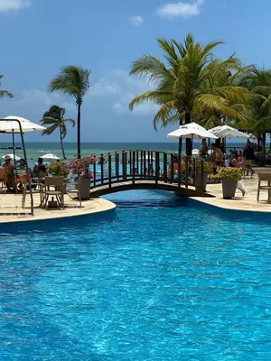 A piscina em ou perto de Apt Aconchegante no Wai Wai na praia de Cumbuco