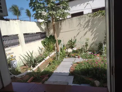 Um jardim no exterior de Casa Jeri