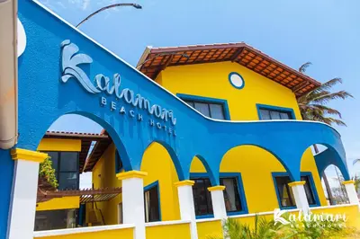 O edifício onde o hotel está situado