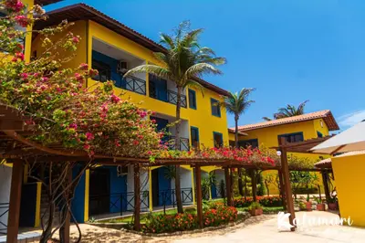 O edifício onde o hotel está situado
