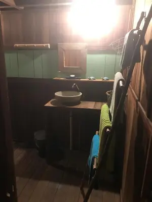 Uma casa de banho em Casa tartaruga