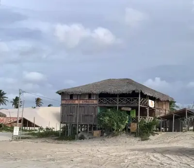 O edifício onde o B&B está situado