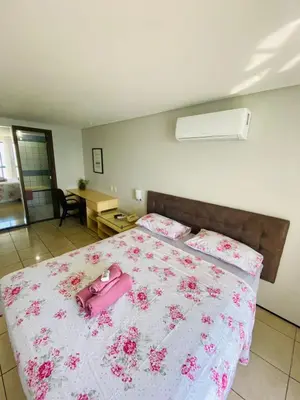 Uma cama ou camas num quarto em Velas do Mucuripe by DS Imóveis