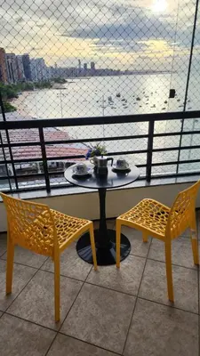 Uma varanda ou terraço em Vista do Mucuripe by DS Imóveis