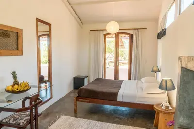 Uma área de estar em Casa na Lagoa