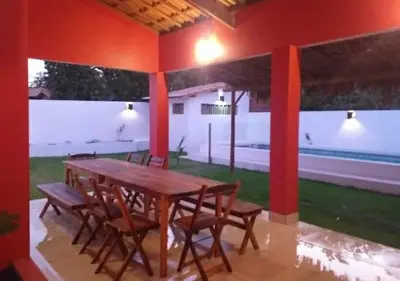 Um pátio ou outra área exterior em Casa CLAUDIA