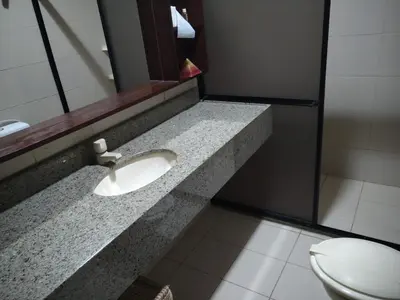 Uma casa de banho em Casa de Praia Pecém