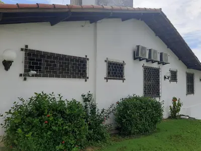 O edifício onde a casa de férias está situado