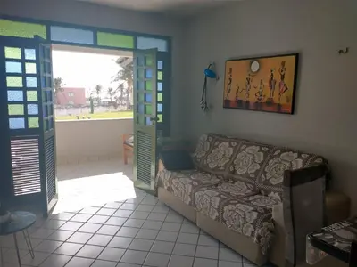 Uma área de estar em Porto Canoa, Chios Ap 102 , Aracati, CE