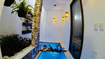 A piscina em ou perto de Pousada Rosa dos Ventos Lagoinha