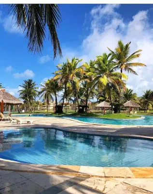 A piscina em ou perto de Ap Aquaville resort -CE