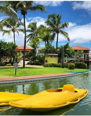 A piscina em ou perto de Ap Aquaville resort -CE