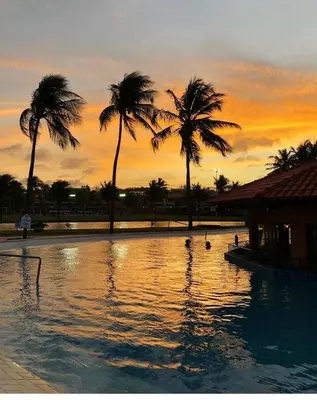 A piscina em ou perto de Ap Aquaville resort -CE