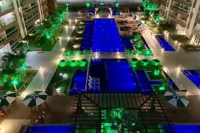 A piscina em ou perto de VG FUN-OCEAN VIEW BEACH FRONT APARTMENT-Fortaleza