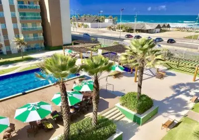 A piscina em ou perto de VG FUN-OCEAN VIEW BEACH FRONT APARTMENT-Fortaleza