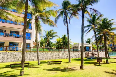 Um jardim no exterior de Wai Wai #E208 - Resort no Cumbuco by Carpediem