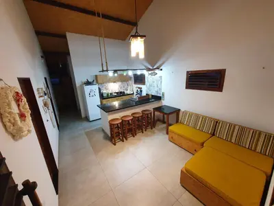 A cozinha ou kitchenette de Casa na Beira do Mar, Peroba, Icapuí/CE, Morada Mariana