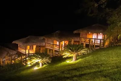 Um jardim no exterior de Collina Beach