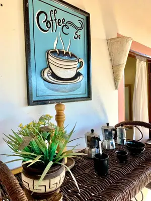 Comodidades para chá e café em Loft NOA'House