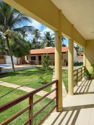O edifício onde o hotel está situado