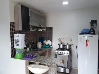 A cozinha ou kitchenette de Pousada Chalés do Castelo