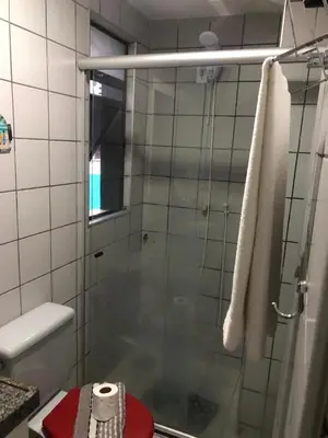 Uma casa de banho em Flat Beira Mar - Via Venetto
