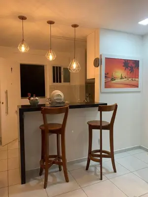 A cozinha ou kitchenette de Aloha Vibes Ap Cumbuco - Green Club