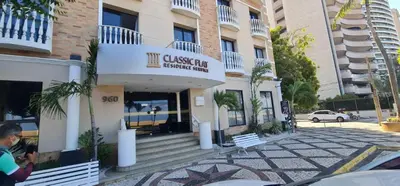 O edifício onde o apartamento está situado