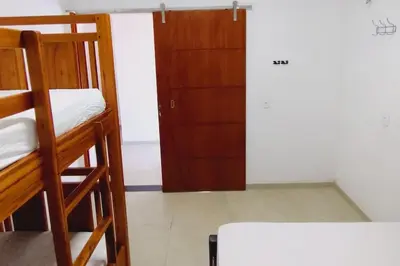 Uma cama ou camas num quarto em Casa do Sol Flecheiras