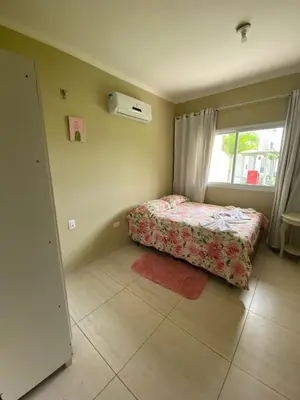 Uma cama ou camas num quarto em Boas Vistas Canoa Quebrada