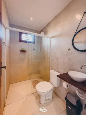 Uma casa de banho em Pousada Vila Bella Icaraí